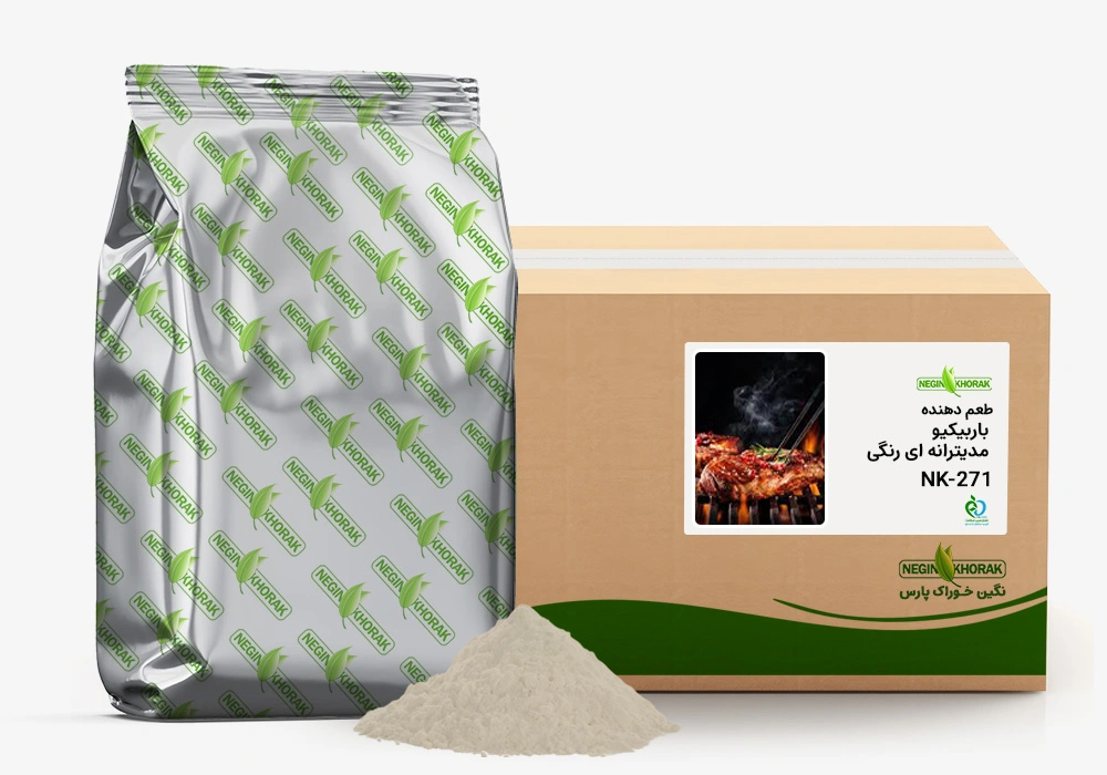 اسنک و خشکبار طعم دهنده باربیکیو مدیترانه ای رنگیNK-271